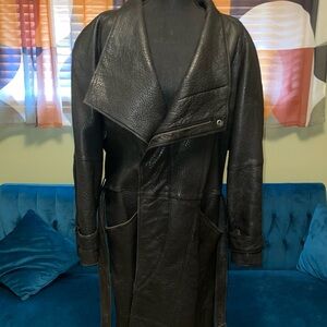 Marc Buchanan Pelle Pelle Black Leather Jacket